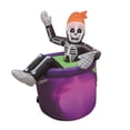 thumbnail image 1 of Esqueleto animado inflable Celebrations preiluminado de 4 pies, 1 of 1
