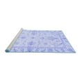 thumbnail image 2 of Ahgly Company Machine Washable Indoor Rectangle Oriental Blue Traditional Area Rugs, 7' x 10', 2 of 4