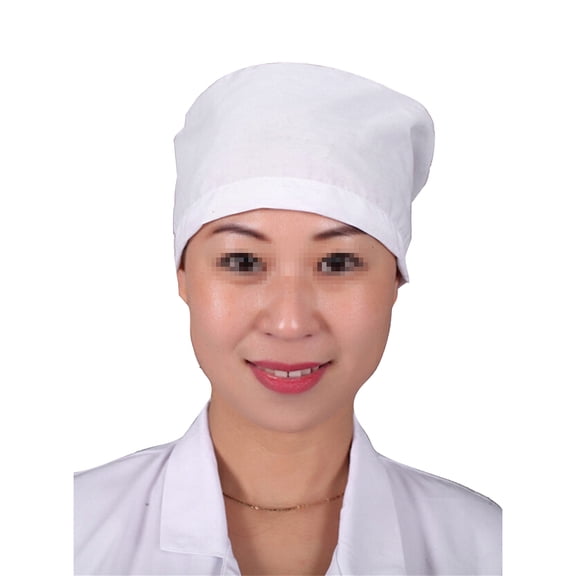 Raindrops 2pcs Dorctor Nurse Cotton Nurse Hat Workshop Practical Working for Daily Use (White, Average Size)