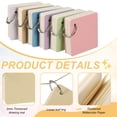 thumbnail image 3 of Uxcell Mini Watercolor Sketchbook, 3.15 x 3.15" 55 Sheets/110 Pages Portable Square Travel Watercolor Notebook 230GSM (107lb) Detachable Painting Sketch Book Art Sketchbook, Khaki, 3 of 6