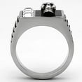 thumbnail image 3 of High polished (no plating) Stainless Steel Ring with Top Grade Crystal in Clear for Women Style TK1057, 3 of 4