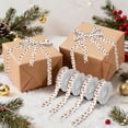 thumbnail image 7 of 5 Rolls Christmas Ribbon 1.5 inch Wide Decorative Ribbon for Gift Wrapping and Holiday Decorations Cute Yaks Cow Pattern, 7 of 7