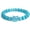 Blue Cat, variant on Lucky Cat Bracelet - Obsidian Women's Bracelet - A beaded bracelet symbolizing wealth and prosperity. This cute and protective elastic bracelet enhances spiritual and emotional energy.
