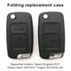 thumbnail image 3 of Kenally Carcasa de llave de coche ABS portátil desmontable reemplazo protector plegable a prueba de arañazos automotriz Fob funda protectora Dispositivos antirrobo 2 tecla derecha Kenally VI018356-02, 3 of 6