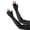 Black, variant on Half Finger Mesh Ice Silk UV Protection Arm Sleeves, Long Full Sun Coverage Cooling Arm Guards, Breathable Stretch Sun Arm Covers for Cycling Driving Fishing Beach Outdoor Sports(Grey)