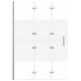 thumbnail image 6 of vidaXL Folding Shower Enclosure ESG 39.4"x55.1" White, 6 of 17