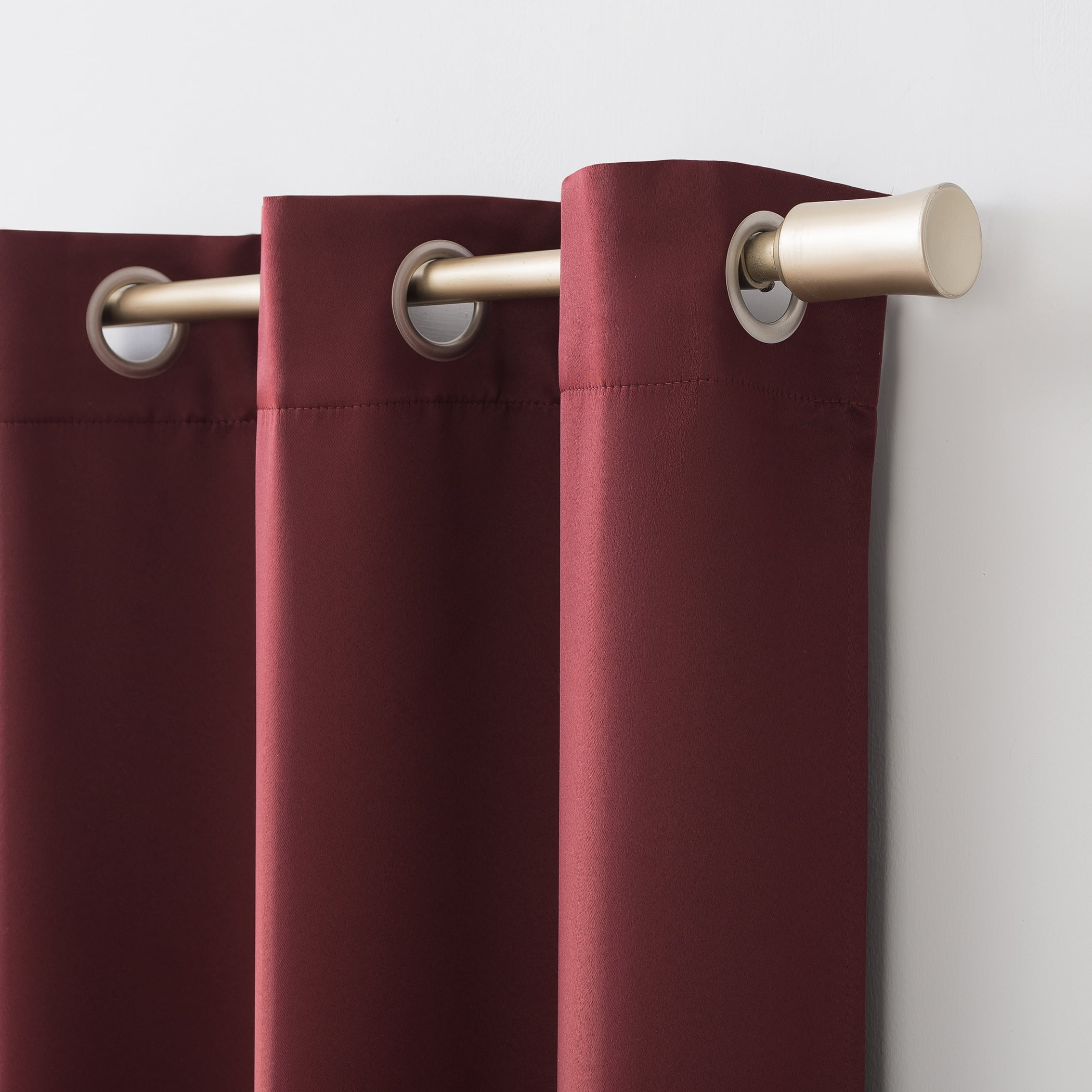 Mainstays Grommet Top Blackout Curtain Panel, 1 Panel, Russet, 40" W x 63" L