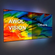 AWOL VISION Ambient Light Rejecting (ALR) Projector Screen for Ultra Short Throw(UST) Projector,120 Fixed Frame