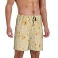 thumbnail image 2 of Goofa tortilla Pattern Men's Pajama Short Sleep Shorts Soft Comfortable Breathable Pajamas Shorts with Pockets-X-Large, 2 of 6