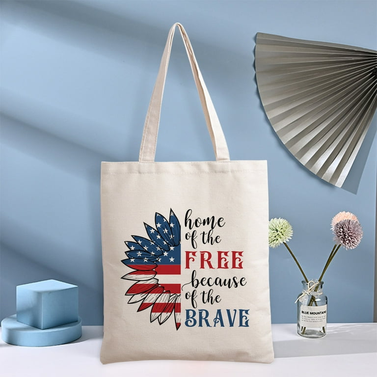 Canvas Tote Bags, Aesthetic Library Book Bags, Reusable Cute