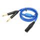 thumbnail image 5 of Cable XLR A Doble De 6,35mm, Conector Chapado En Oro De 24K XLR Macho A Cable Doble De 1/4 Pulgadas Plug And Play Baja Pérdida De Señal Para KTV, 5 of 7