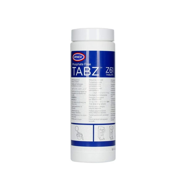 Tabletas limpiadoras para equipos de café Urnex Tabz Z61 x120