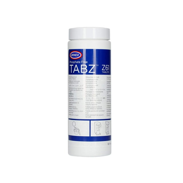 Tabletas limpiadoras para equipos de café Urnex Tabz Z61 x120