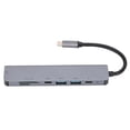 thumbnail image 2 of Adaptador multifunción 7 en 1 tipo C a HDMI + PD, convertidor de carga rápida, 2 of 14
