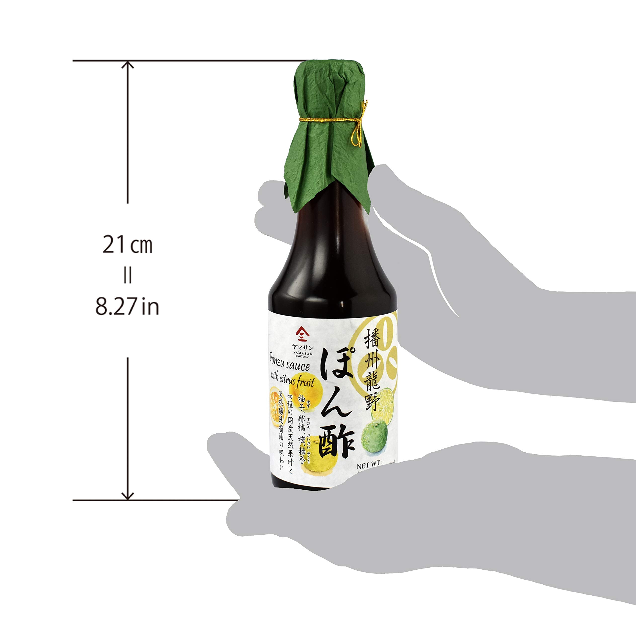 Yamasan Yuzu Ponzu Sauce, Japanese Handmade Dressing, No chemical seasonings, Non-GMO, 10.14 fl oz