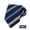 WR5, variant on Sophisticated Stripes Men's Classic Formal Tie One Pack, Made with a Luxurious Silk Polyester Fabric Presenting a Precise Woven Jacquard Pattern for Corporate Dress Codes