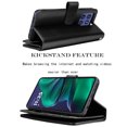 thumbnail image 3 of Takfox Moto G Stylus 5G 2025 Case, for Motorola Moto G Stylus 5G 2025 Wallet Case, PU Leather w Credit Card Holder Flip Cover [9 Card Slots][Kickstand] Magnetic Detachable Hard Case & Strap -Black, 3 of 7