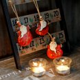 thumbnail image 3 of 6pcs Resin Snowman Santa Christmas Tree Ornament Xmas Holiday Hanging Ornaments Decoration, 3 of 7
