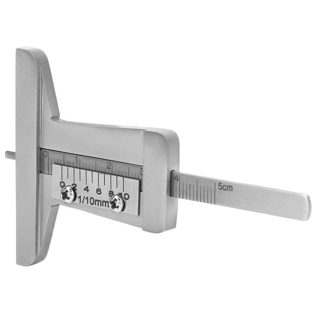 Wchiuoe Tire Tread Depth Ruler, Tyre Tread Depth Caliper, Tire Tread Depth Meter, Compact Tyre Tread Depth Gauge, Simple To Use For Workshop Hardware Workshop Tools