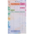 thumbnail image 1 of BRIGHTFUFU 1 juego de cuaderno de presupuesto con hojas sueltas, papeles de seguimiento de gastos y bloc de notas portátil., 1 of 8
