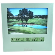 Golf Retirement Countdown Clock with Large Digital Display & Day Timer, Fun Golf Gadgets & Great Gifts for Firemen Police Military Vets