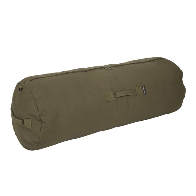 Bolso de lona Stansport deluxe con cremallera verde O.D.