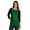 Green, variant on Womens Color Block Raglan Quarter Sleeve TShirt Baseball Tee Casual Sports Jersey Top
