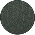 thumbnail image 2 of Furnish My Place Geometrical Pattern Indoor/Outdoor Refine Green Rug, Abstract Area Rug, Doorway Mat, Contemporary Rug for Living Room, Entryway, Made in USA, 2' Round - Set of 10, 2 of 5