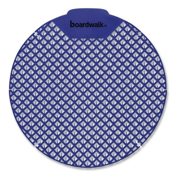 Boardwalk BWK1009 Vinyl Urinal Screen, Tutti Frutti Scent, Blue, 1.8 oz - 12 Count