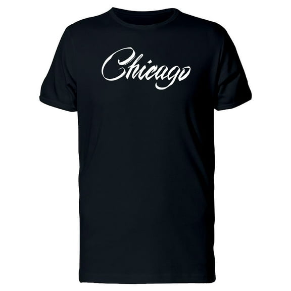 Chicago With Custom Font Tee Men's -Image by Shutterstock