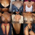 thumbnail image 1 of Brasier corporal con pedrería de Cristal brillante para mujeres/brasier de pecho/bikini/bikini/lencería/lencería/joyería de Modapangjing, 1 of 3