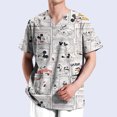 thumbnail image 3 of Uniformes médicos de enfermera con estampado de Mickey Mouse de Disney, cuello en V, manga corta, bolsillo, ropa de trabajo, uniformes médicos, accesorios, 3 of 5