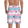 thumbnail image 3 of Daiia Flamingo1 Mens Woven Stretch Pajama Short,Short Pajama Pants-3X-Large, 3 of 9