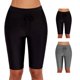thumbnail image 5 of Leggings Cortos De Cintura Alta Protección UV Elásticos Quintos Pantalones Negros Pantalones Cortos De Natación para Buceo Surf Ciclismo Playa Negro L, 5 of 7