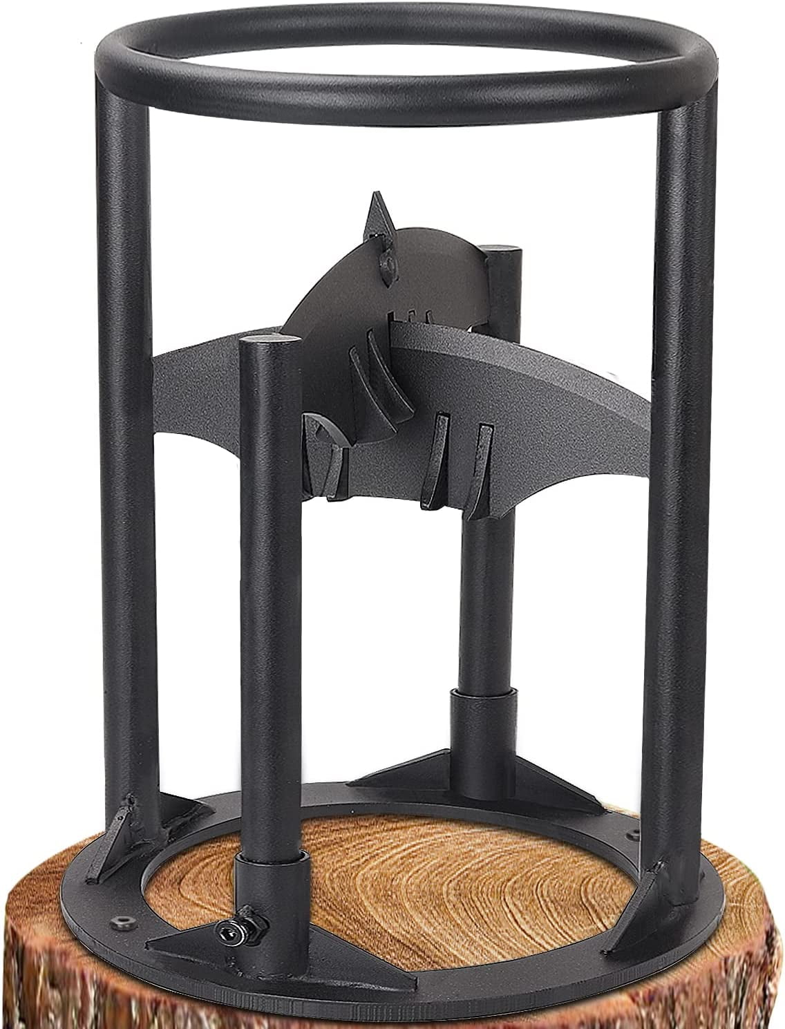 Lvelia Cast Iron Firewood Splitter Steel Manual Log Splitter Wedge Wood