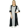 thumbnail image 1 of Bimba Kurti Personnalisé en Rayonne pour Femmes Manches 3/4 Ethnique Indienne Décontractée, 1 of 4