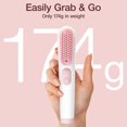 thumbnail image 5 of Cordless Hair Straightener Brush, Mini Portable Heated Brush for Travel, Ionic Hot Straightening Comb for Women, USB Rechargeable, Anti-Scald & Auto-Off, 5 of 5