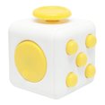 thumbnail image 1 of Fidget Anxiety Cube para ADHD, Mini Dice Stress Relief Toy (Blanco Amarillo) Ehuebsd libre de BPA, 1 of 8