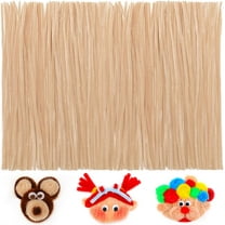 200psc Skin Color Pipe Cleaners, Chenille Stems, Pipe Cleaners for Crafts, Pipe Cleaner Crafts, Art and Craft Supplies.