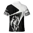 thumbnail image 3 of Polo Horse racing Hawaiian Shirts For Men Golf Polos Short Sleeve Performance Golf Shirts Mens Golf Shirt Moisture Wicking Dry Fit, 3 of 7