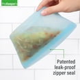 thumbnail image 5 of Prokeeper+ 3 Silicone Stand Up Snack and Storage Bag, 3 Pack, Mulit Color, Designed to Help with Packed Lunches and Daily Commutes, 5 of 9