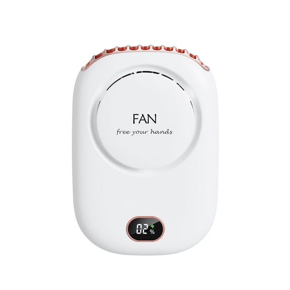 Hand Portable Personal Fan-rechargeable USB Neck Fan,3 Air Small Wearable Neck Fan
