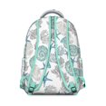 thumbnail image 3 of Nautical Anchor Student Backpack Waterproof Durable School Bag with Mermaid and Seaside Coral Pattern, Breathable Foam Padding, Adjustable Straps for Travel and Outdoor Use, 3 of 5