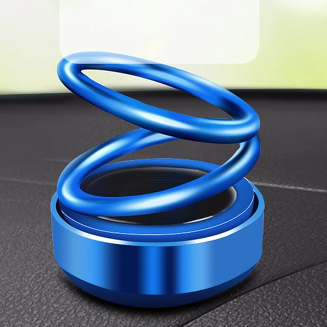 Colgante perfumado solar giratorio para coche | Difusor de aromaterapia de aleación de aluminio | Ambientador de 360° para el interior del vehículo