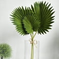 thumbnail image 2 of 12 Piezas Hojas de Palma Artificiales Manojo de Plantas Falsas de Plástico Verde Hojas de Simulación Arreglo de Flores Decoración del Hogar, 2 of 5