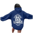 thumbnail image 2 of Christian Hoodies for Women 2025 Be The Light God's Gift Graphic Hoodie with Pockets Hooded Sweatshirt Women Pullover, 2 of 6