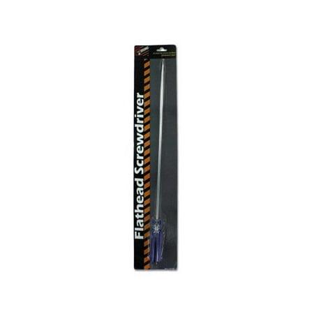

Kole Imports MT002-48 Long Flathead Screwdriver - Pack of 48