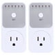 thumbnail image 1 of Temporizador de enchufe de 3 clavijas, 2 unidades, temporizadores eléctricos ajustables para enchufes estadounidenses., 1 of 6