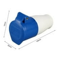 thumbnail image 5 of 240V 16A 3 PIN Blue Industrial Plug Outdoor SOCKETS APPLIANCE Camping Caravan, 5 of 7