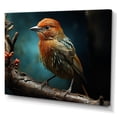 thumbnail image 2 of Designart "Feathered Focus III" Animals Canvas Wall Art, 2 of 5